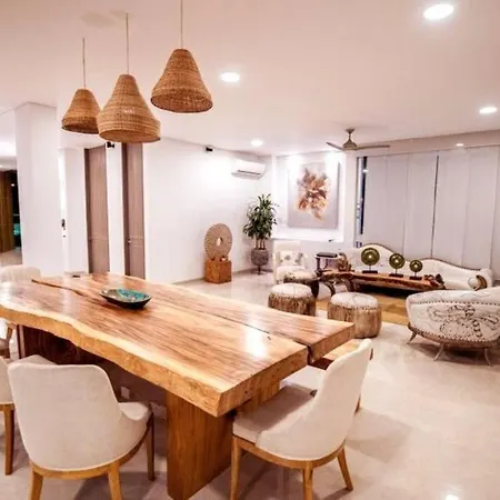 Casa Siam Playa Privada, Piscina, Jacuzzi, Sauna, Condominio Lujoso. * Cartagena